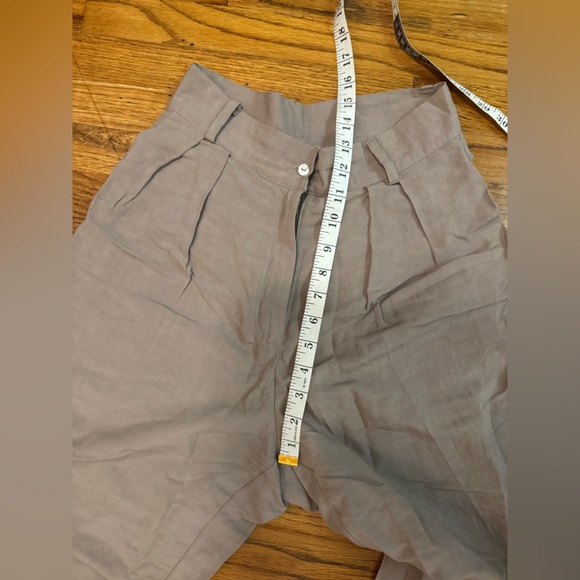 Uncle studio linen bloomers taupe size small like new - Picture 3 of 15